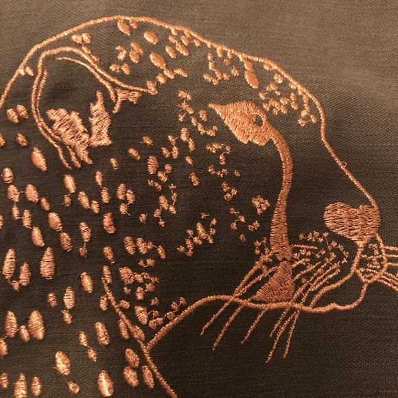 🚫SOLD🚫Novella Royale Cheetah Vintage Army shirt - Picture 7 of 8